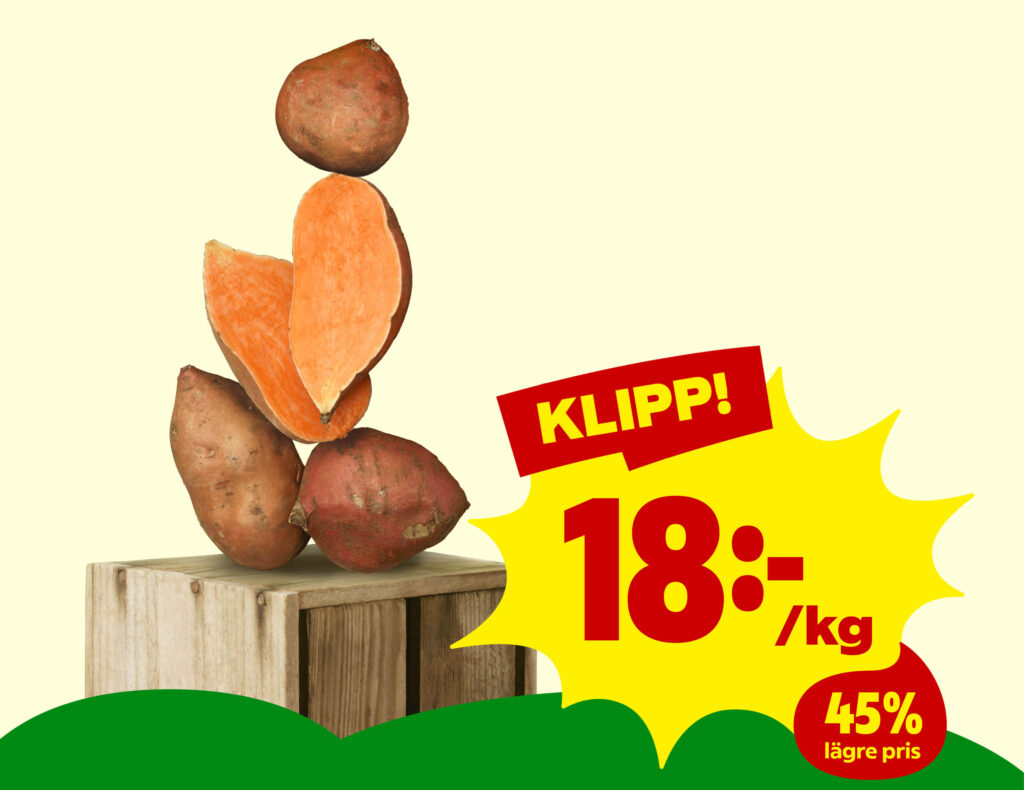 Klipp! 18:-/kg. 45% lägre pris.